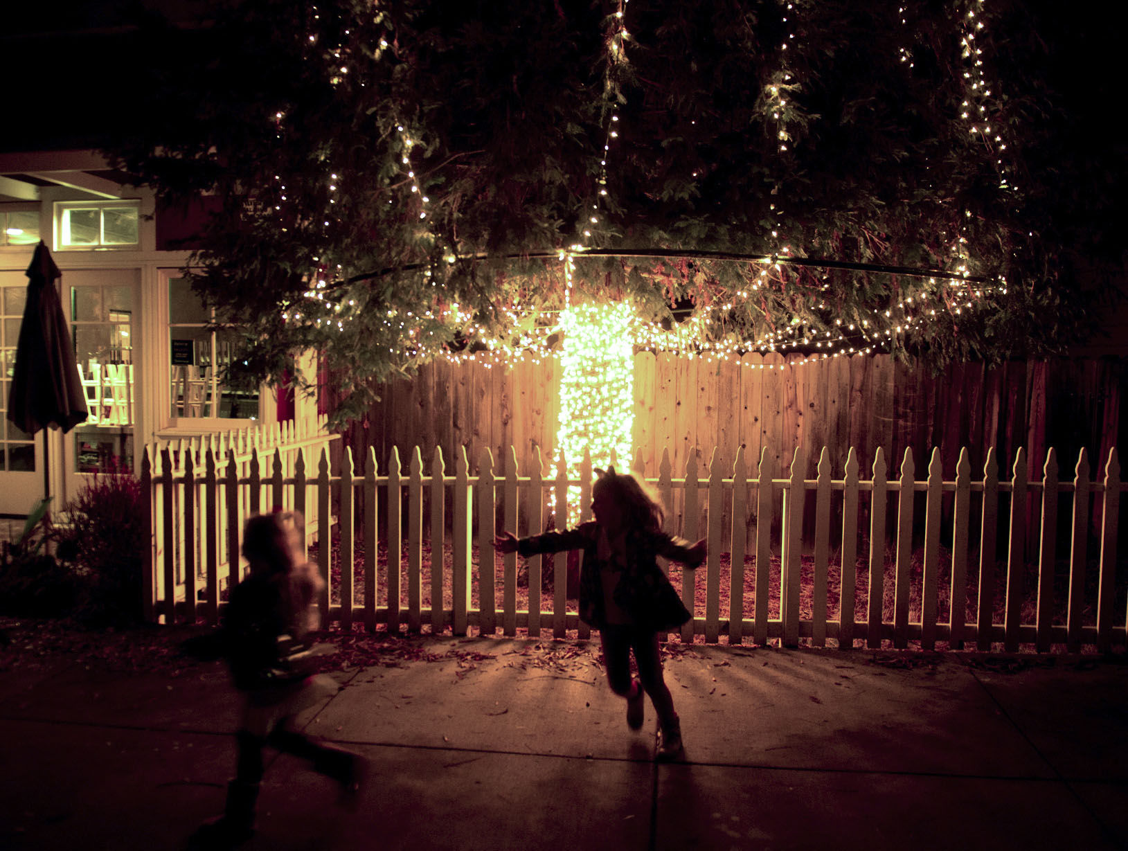 Dancing under the lights